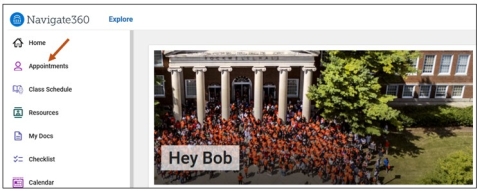 Screenshot of Appointments icon. 